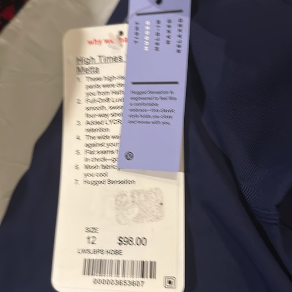 Lululemon high time metta yoga pants - Picture 5 of 5